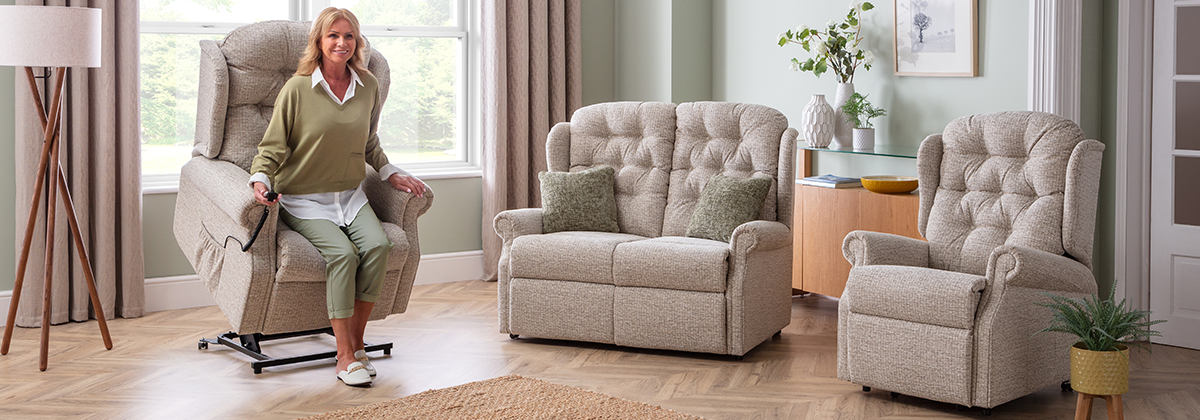 Woburn dual motor power reclining range