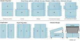 Bed base Only (Storage Ottoman or Drawers)