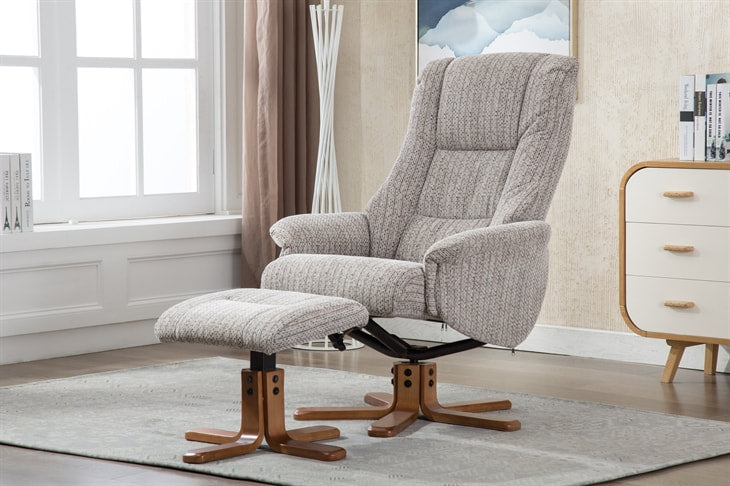 Miami Swivel chair With Stool