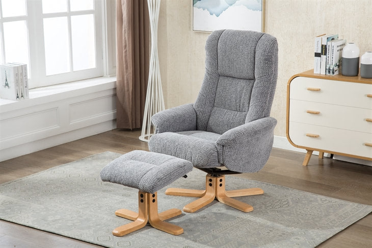 Miami Swivel chair With Stool