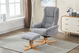 Miami Swivel chair With Stool