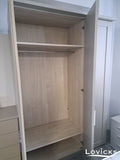 Oxford 3 Door 1 Centre Mirrored Wardrobe [Spring Savers]