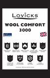 Lovicks Wool Luxury 3000 Pocket Sprung Range