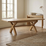 Dorset 200-250cm Cross Leg Extending Dining Table