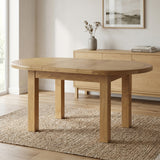 Dorset Oak 120-160cm Oval Extension Table [sale]