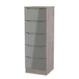 Roma 5 Drawer Tall Narrow Chest [SALE]