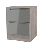 Roma 2 Drawer Bedside Chest [SALE]