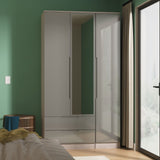 Roma Tall 2 Drawer Triple Wardrobe [sale]