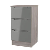 Roma 3 Drawer Bedside Chest [SALE]