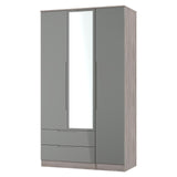 Roma Tall 2 Drawer Triple Wardrobe [sale]