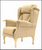 Ava Queen Anne Fireside Chair