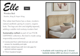 Elle Solid Oak Bedframe