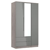 Roma Tall 2 Drawer Triple Wardrobe [sale]