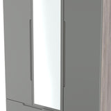 Roma Tall 2 Drawer Triple Wardrobe [sale]