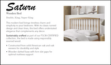 Saturn Solid Oak Bedframe