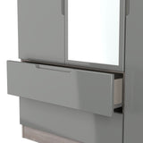 Roma Tall 2 Drawer Triple Wardrobe [sale]